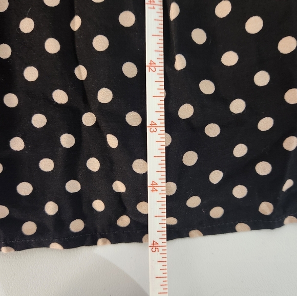 Boden Black Pink Polka Dot Dress, Size 12 - Picture 10 of 10